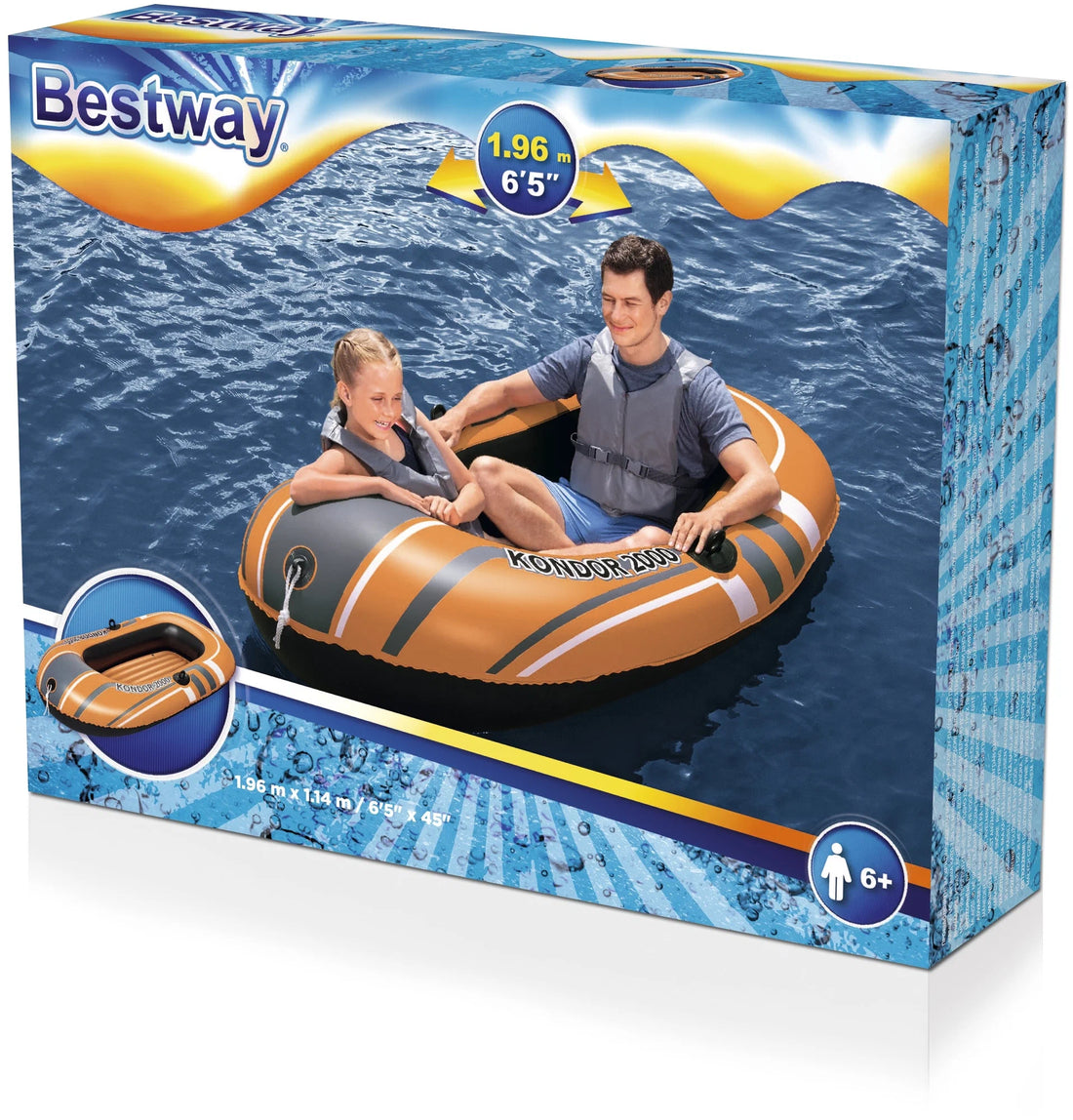 Bestway زورق رياضى قابل للنفخ كوندور 2000Kayak